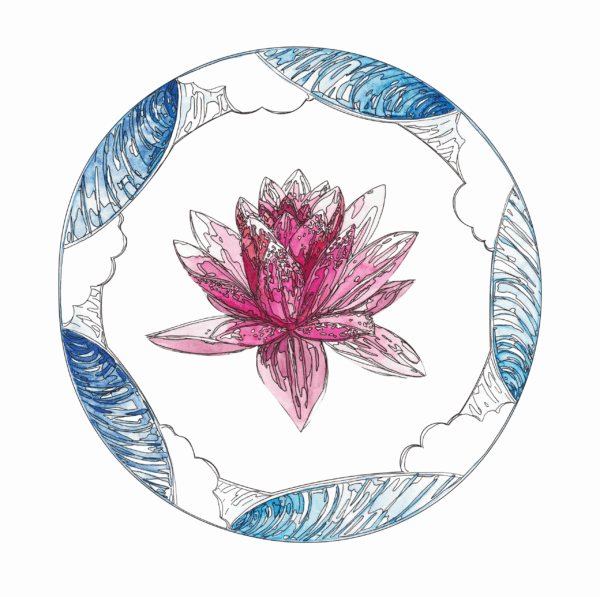 Lotus White Ocean Harmony T-shirt