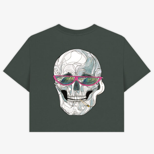 Charcoal Tee Back Death Do Us Part Crop Death Do Us Part Box-Crop