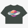 Charcoal Tee Back Planet Crop Saturn's Barrels Box-Crop