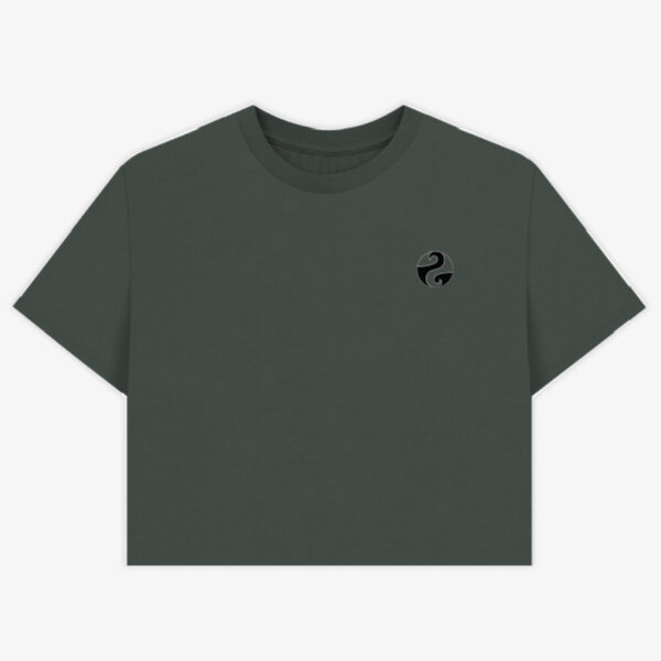 Charcoal Tee Front Death Do Us Part Crop Death Do Us Part Box-Crop