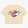 Stone Back Tee Planet Crop Saturn's Barrels Box-Crop