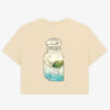 Stone Back Tee Stay Salty Crop Stay Salty Box-Crop