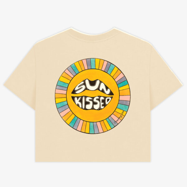 Stone Back Tee Sunkissed Crop Yin & Yang Box-Crop