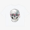 White Tee Back Death Do Us Part Crop Death Do Us Part Box-Crop