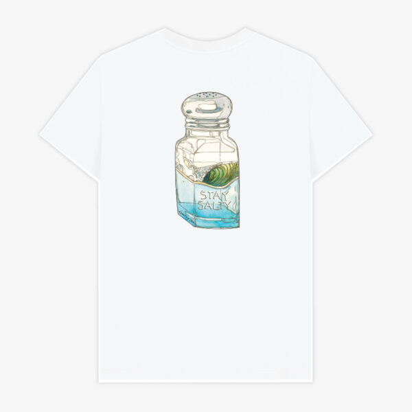 White Tee Back Stay Salty Stay Salty T-shirt